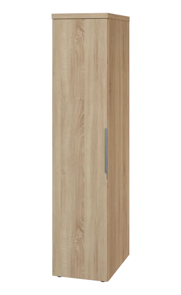 SIST 5 - 42 šatní skříň, 1-dveřová, tyč, levá, 1820x400x600, dub bardolino